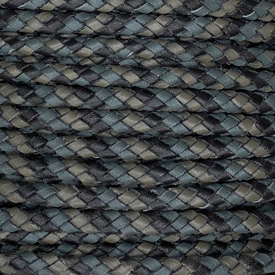 4.75 MM / 6 STRAND BRAID - Charcoal Multi - Park Avenue Trimming