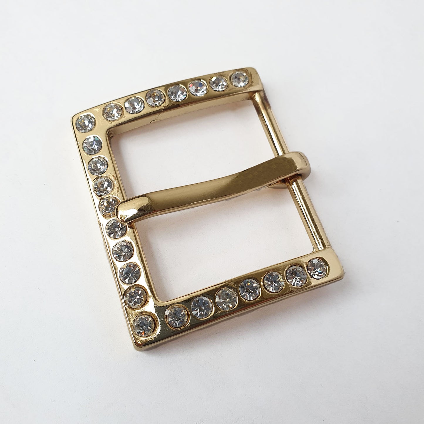 RHINESTONE HEEL BAR BUCKLE (10 PCS)