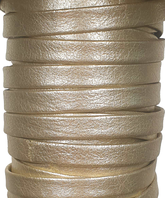 5 MM 3/16" DOUBLE FOLD TAPE CHAMPAGNE (10 YARDS)
