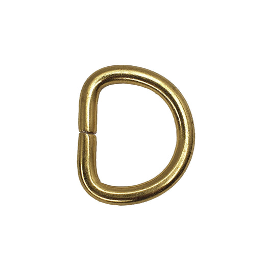 D-RING GOLD PLATE (PRICE FOR 10)