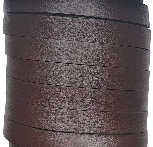 9 MM 3/8" FACED INKED BROWN (10 YARDS)
