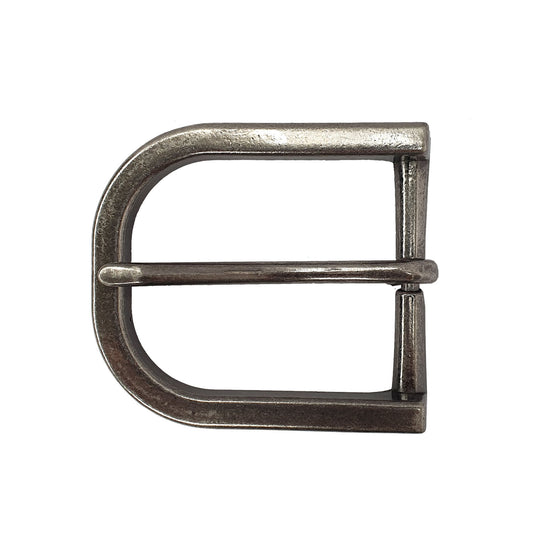 HEEL BAR BUCKLE BRUSHED NICKEL (BY 5)