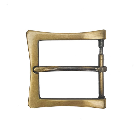HEEL BAR BUCKLE BRUSHED BRASS (BY 5)